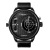 Oulm Oulm New Fashion Men's Watch Men's Quartz Watch Double Time Zone Large Dial Luminous Leather Watch