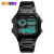 Skmei Fashion Trendy Men's Business Watch Hot Sale Outdoor Sports Personalized Square Digital Display Electric Watch