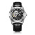 Olense Men's Mechanical Watch High-Grade Stainless Steel Leather Strap Automatic Mechanical Watch Men's Sapphire Watch