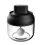 Spice Jar Kitchen Spice Jar Glass Salt Jar Home Seasoning Can MSG Sucrier Oiler Seasoning Box Suit Honey