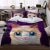 Wholesale Custom Quilt Cover Digital Printed Three-Piece Set with Duvet Insert Bedding Custom Logo Cross-Border Cat Quilt