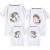 Laimengde 2021 New Pure Cotton Parent-Child Short Sleeve Four-Mouth Summer round Neck Unicorn T-shirt Business Attire