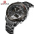 NAVIFORCE Sonata 9171 Fashion Double Display Large Dial Sports Men's Watches Waterproof Electronic Quartz Watch Men