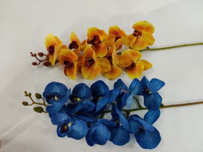 Single 3D Printing Moist Feeling Orchid Phalaenopsis Artificial Flower Artificial Flower Plastic Living Room Decoration