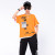 Men's Children and Teens Short Sleeve T-shirt Workwear Fashion Brand Top 2021 Summer New Korean Style Western Style Undershirt Casual