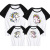 Laimengde 2021 New Pure Cotton Parent-Child Short Sleeve Four-Mouth Summer round Neck Unicorn T-shirt Business Attire