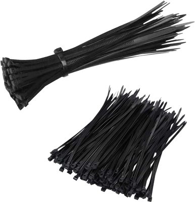 Plastic Cable Tie Self-Locking Nylon Cable Tie High Quality Black Plastic Cable Tie Suitable for Family 5x200mm