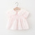 Children's Clothing Girls' Dress Summer Infant Children's Baby Rabbit Ears Short Sleeve Plaid Princess Skirt Children's Shirt Dress