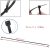 3X 150mm Black Plastic Cable Tie Black and White Multi-Functional Black Cable Tie 20 X Self-Adhesive Cable Tie