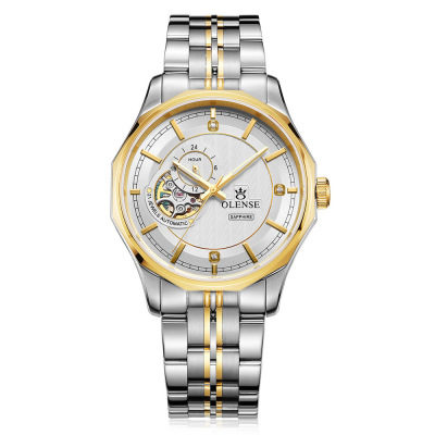 Olense Brand Men's Automatic Mechanical Watch Mechanical Watch Stainless Steel High-End Watch Men