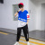 Men's Children Teens Tops Patchwork Short-Sleeved T-shirt 2021 Summer New Korean Style Fashion Brand Western Style Fashion Casual