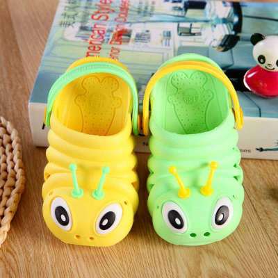 2019 Summer New Children's Sandals Caterpillar Boys and Girls Sandals Non-Slip Children's Hole Shoes Beach Shoes