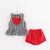 Fashionable Children's Clothing Girls' Suit Summer Baby Vest Shorts Two-Piece Suit Kid Baby Summer One Piece Dropshipping