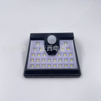 T-2866 Cross-Border Hot Selling 40led Solar Induction Lamp Wall Lamp Outdoor Waterproof
