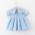 Children's Clothing Girls' Short-Sleeved Dress Summer Baby Children's Washed Denim Skirt Children's College Style Princess Skirt