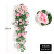 Fake Flower Rattan Emulational Flower Vine Decorative Wall Hangings Artificial Rose Home Ornamental Flower Wall Hanging Wall Hanging Flowers Wholesale