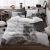 Wholesale Custom Quilt Cover Digital Printed Three-Piece Set with Duvet Insert Bedding Custom Logo Cross-Border Cat Quilt