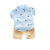 Boys' Shirt Summer Children's Short-Sleeved Suit 2020 New 1-4 Years Old 3 Children Baby Shirt Children Clothes