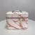 Factory Direct Sales New Cosmetic Bag Marble Pattern Cosmetic Case Three-Piece Set Makeup Beauty Tools Storage Bag Pu