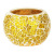 European-Style Golden Mosaic Glass Ball Candlestick Romantic Candlelight Fashion Ornament Furnishing
