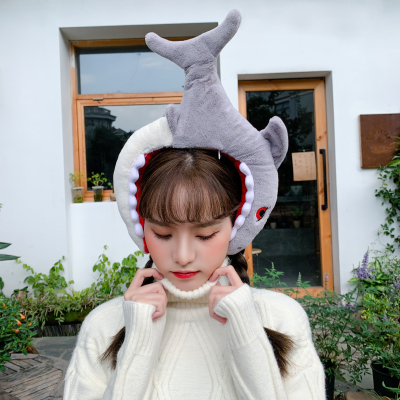 Singing Shark Tail Winter Girls' Cute Earmuff Ear Covers Frozen Ear Warm Ear Protection Artifact Earmuff