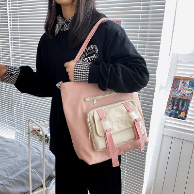 Nylon Bag Women's Large Capacity Bag  New Japanese Shoulder Bag Ins College Style Literary Crossbody Bag Wholesale