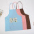 Korean Fashion Dot Patch Apron Waterproof Sleeveless Cotton Linen Apron Adult Antifouling Cute Apron Factory Direct Sales