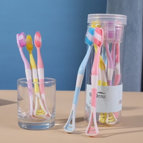 New TikTok Live Broadcast Fast Hand Scraping Tongue Coating Toothbrush Tongue Scraper Deodorant Cleaning Toothbrush Tongue Coating Helper Silicone