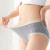 ZK New Women's Underwear Factory Wholesale Lace Belt Briefs Long Velvet Cotton Rib Fashion Sexy Panties Head