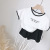 2021 Summer New Children's Short-Sleeved round Neck Letter Jacket + Shorts Two-Piece Set Boys and Girls Sports Suit