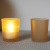 Simple Color Frosted Glass Candlestick Romantic Confession Candlelight Dinner Bar Western Restaurant Ornament Furnishing