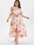 2021 European and American plus Size Women's Clothes Amazon AliExpress Hot Sale Spaghetti-Strap Floral Print off-the-Shoulder Dress Plump Girls Long Dress