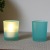 Simple Color Frosted Glass Candlestick Romantic Confession Candlelight Dinner Bar Western Restaurant Ornament Furnishing