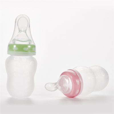 Baby Rice Paste Spoon Squeeze Feeding Rice Paste Spoon Baby Solid Food Spoon Rice Paste Bottle