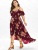 2021 European and American plus Size Women's Clothes Amazon AliExpress Hot Sale Spaghetti-Strap Floral Print off-the-Shoulder Dress Plump Girls Long Dress