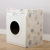 New Waterproof Simple Dust Cover Washing Machine Zipper Full Body Cover Cute Vertical PEVA Dust Cloth Wholesale