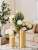 Nordic Electroplated Ceramic Vase Dried Flower Flower Arrangement Living Room Table Decoration Ornaments