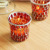 European-Style Red Mosaic Candle Holder Candle Cup Romantic Candlelight Dinner Bar Western Restaurant Club Decoration Ornaments