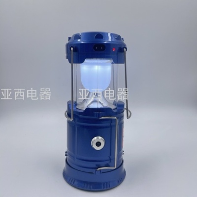 SH-5900T Hot Sale Outdoor Multifunctional Solar Camping Buckle Barn Lantern Portable Lamp Tent Light