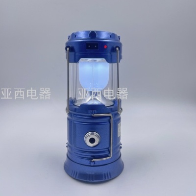 DC-5800T1 Hot Sale Outdoor Multifunctional Solar Camping Buckle Barn Lantern Portable Lamp Tent Light