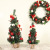 New Christmas Wreath Wreath PVC Pine Cone Kapok Decorative Wreath Wall Hanging Home Handmade Finish