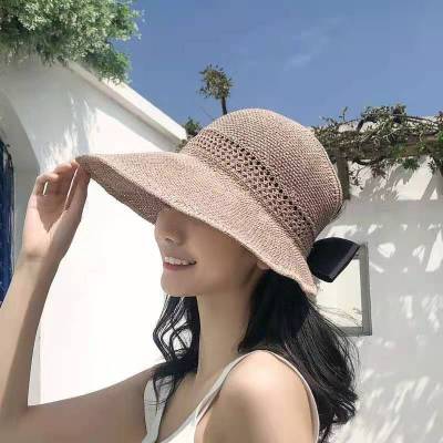 Spring and Summer All-Match Sun Hat Female Topless Hat Internet Celebrity Sun Hat Big Brim Sun Hat Summer Hat Fashion Foldable