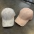 Summer Sun Hat Women's Handmade NYC Letter Rhinestone Peaked Cap Pure Cotton Sweat-Absorbent Sun Hat Ins Fashion All-Match