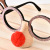 New Style Christmas Decorative Glasses Frame Adult and Children Cartoon Party Antlers Glasses Christmas Decorations