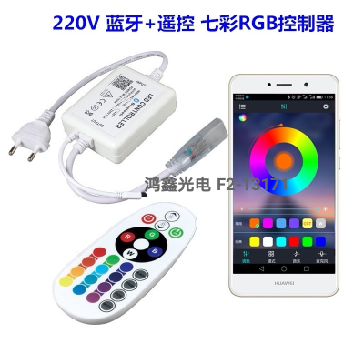 High Pressure Lamp Strip 5050 Bluetooth Mobile Phone Remote Control Boxed App Controller Adapter Light Strip Accessories Power Supply