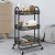 Floor Multi-Layer Storage Trolley Kitchen Storage Rack Household Portable Trolley Pulley Mobile Storage Car