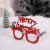Christmas Adult and Children Decorations Christmas Tree Glasses Frame Antlers Glasses Frame Adult and Children Party Dress up