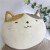 Factory Direct Sales Japanese Cartoon Brown Cat Back Cushion Home Couch Pillow Plush Toys to Map and Sample Customization