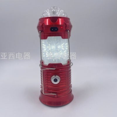 SX-6888T Hot Sale Outdoor Multifunctional Solar Camping Buckle Barn Lantern Portable Lamp Tent Light