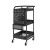 Kitchen Storage Trolley Floor Multi-Tier Movable Storage Rack with Wheels Trolley Wire-Wrap Board Storage Organizing Holder